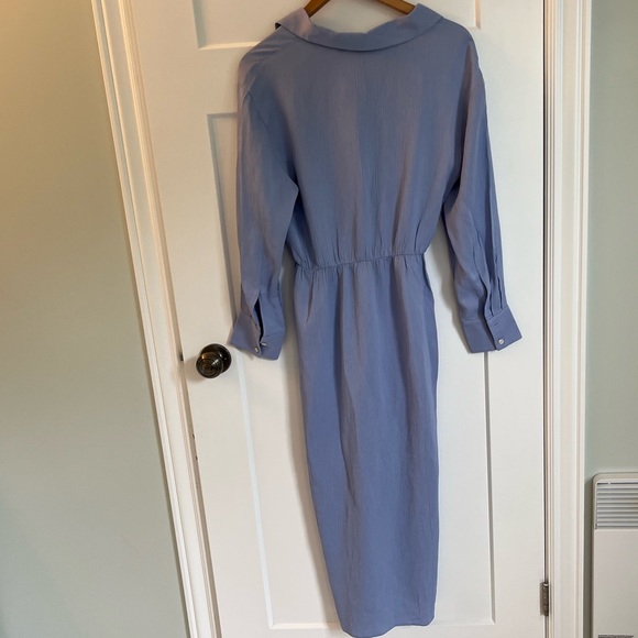 & Other Stories Twist Collared Midi Dress - Picture 2 of 4